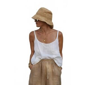 NEW BEACHWOOD BABY playa tank top in blanco